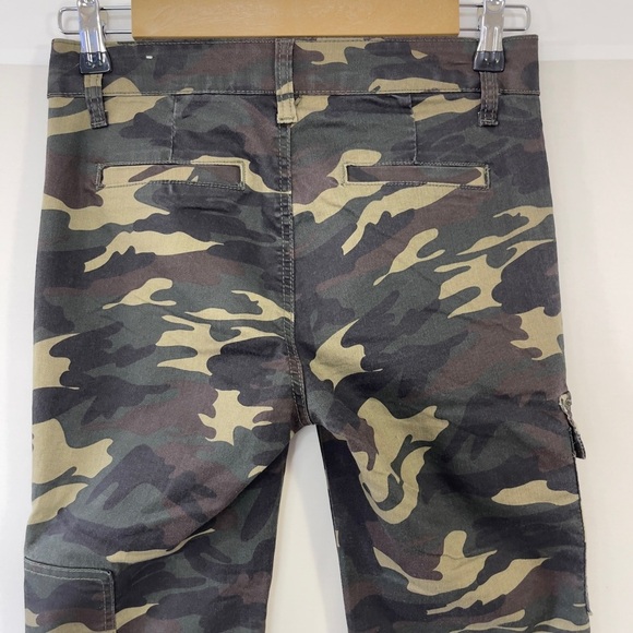 VIP Camo Denim Joggers Juniors 1/25  Adjustable Ankle Zip+Flap Pockets NWT - Picture 8 of 16